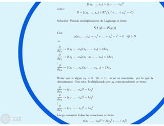 metodos de kuhn tucker y lagrange