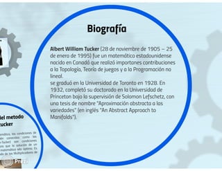 metodos de kuhn tucker y lagrange