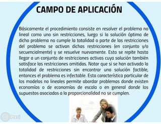 metodos de kuhn tucker y lagrange