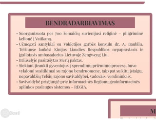 Telšių rajono savivaldybės mero V. Kleivos 2013 m. veiklos ataskaita