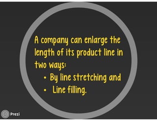 Managing Product Lines and Brands