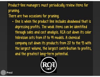 Managing Product Lines and Brands