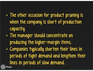 Managing Product Lines and Brands