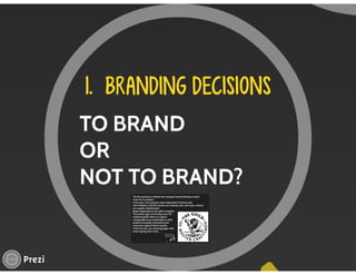 Managing Product Lines and Brands