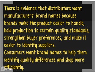 Managing Product Lines and Brands