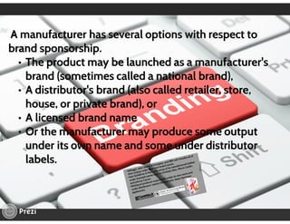 Managing Product Lines and Brands