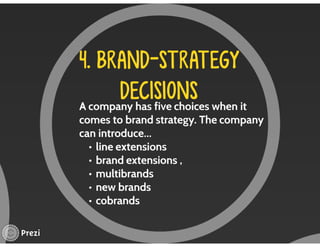 Managing Product Lines and Brands