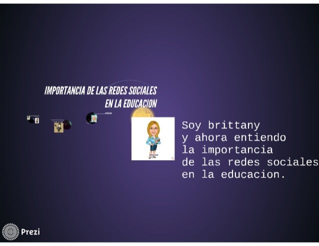 IMPORTANCIA DE LAS REDES SOCIALES EN LA EDUCACION