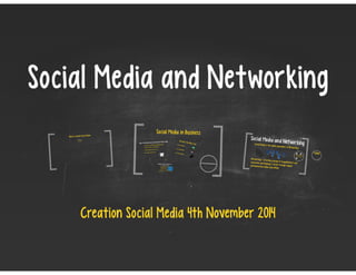 Social Media and Networking