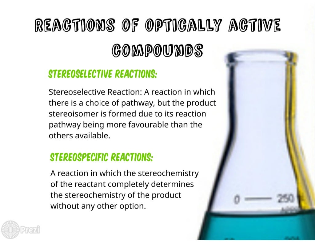 Optically active compounds and their effect on and importance in biol…
