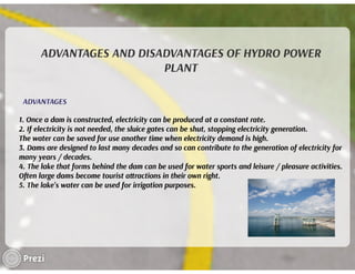Thermal and hydro power plant (Prezi) | PDF