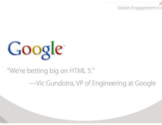 Neue EBusiness Perspektiven durch HTML5