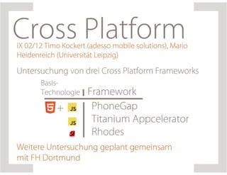 Neue EBusiness Perspektiven durch HTML5