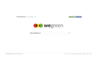 WeGreen Mission