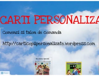 carti personalizate  copii