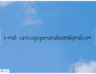 carti personalizate  copii