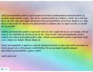 carti personalizate  copii