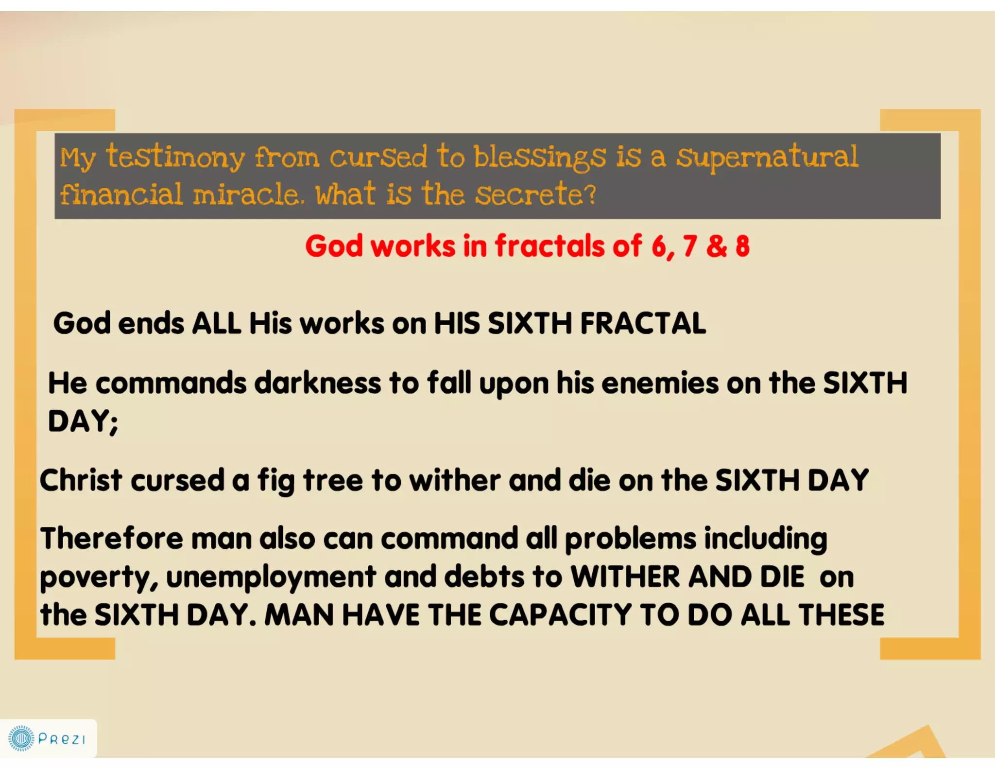 True testimony of how an offering of firstfruits broke yoke of six years of unemployment 