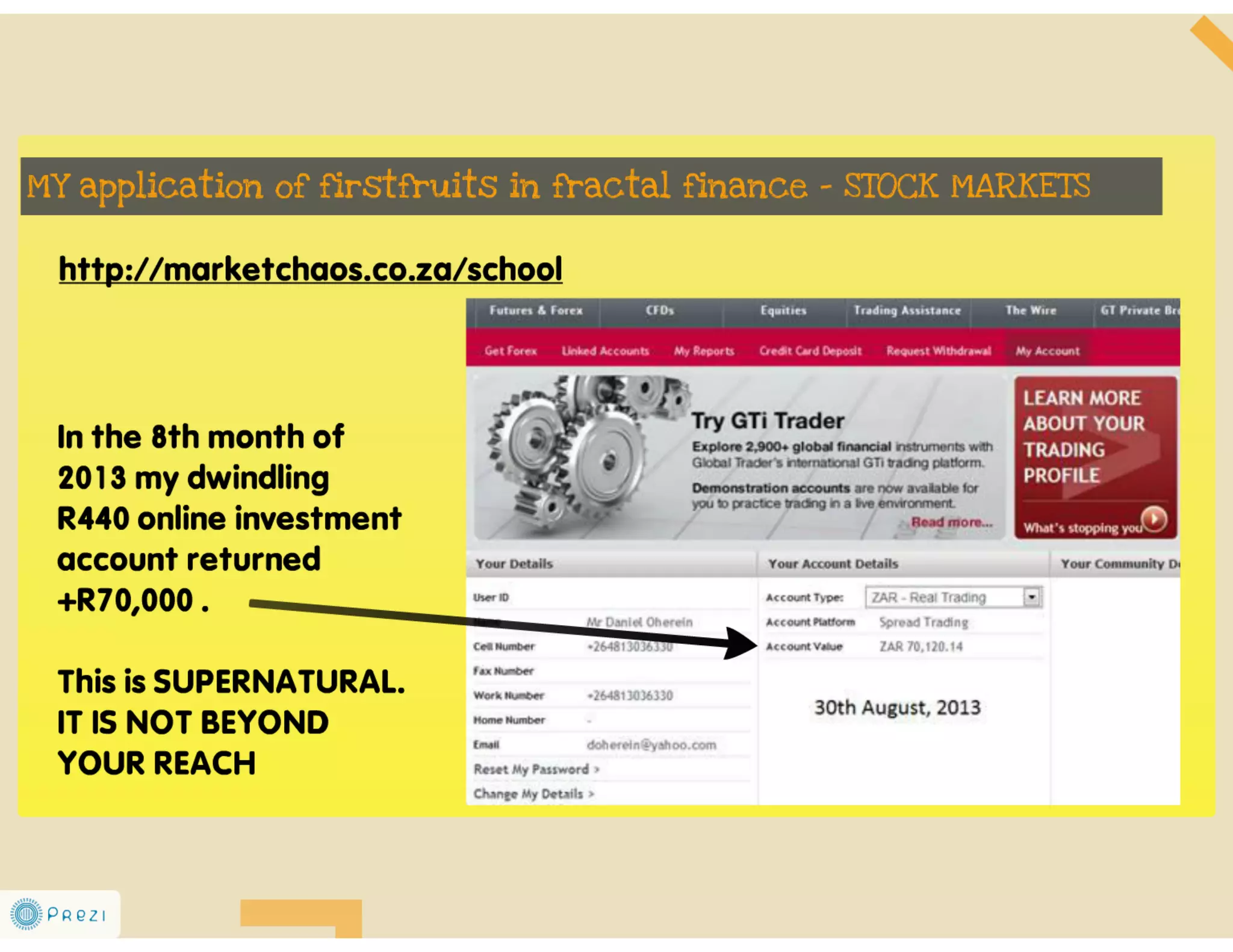 True testimony of how an offering of firstfruits broke yoke of six years of unemployment 