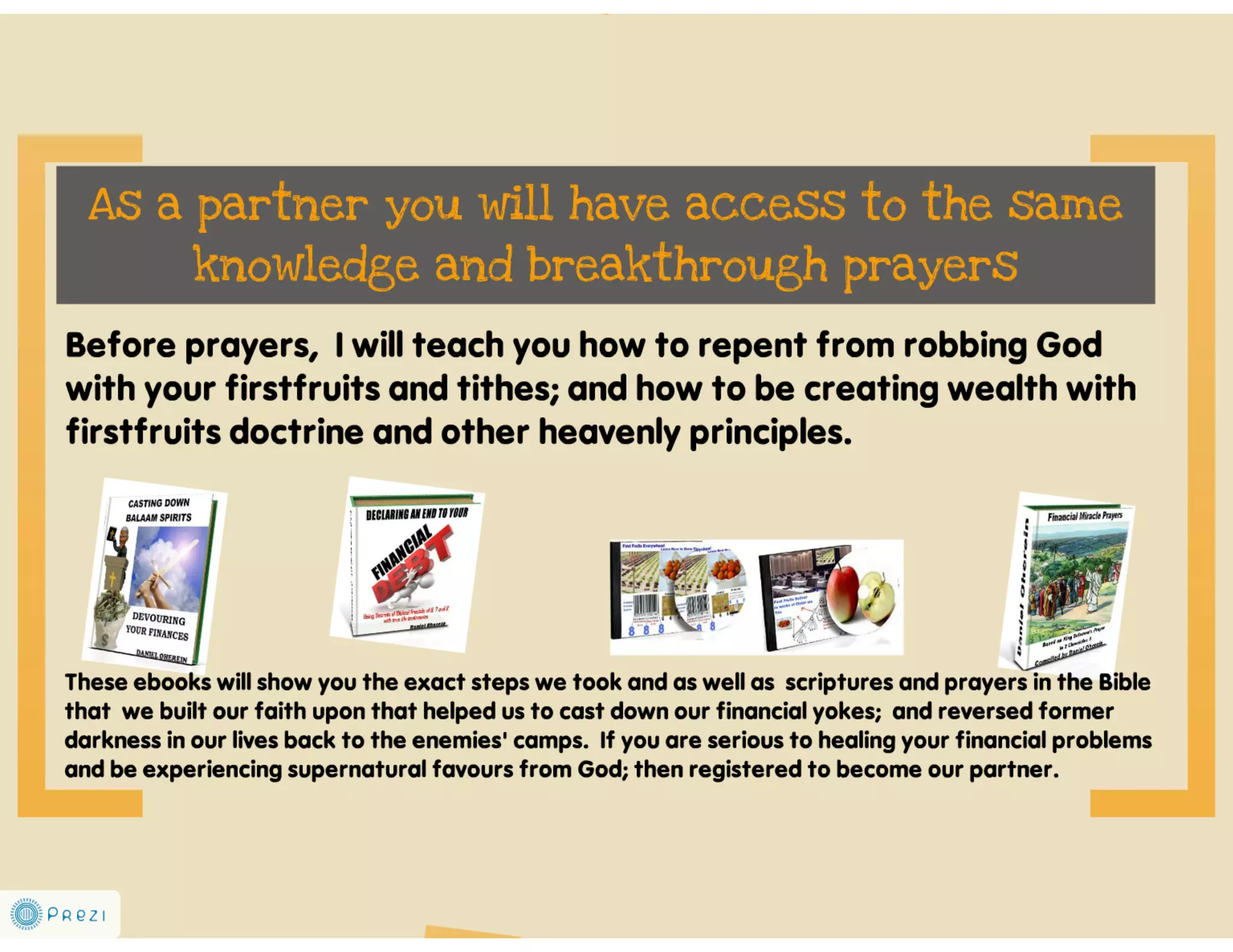 True testimony of how an offering of firstfruits broke yoke of six years of unemployment 