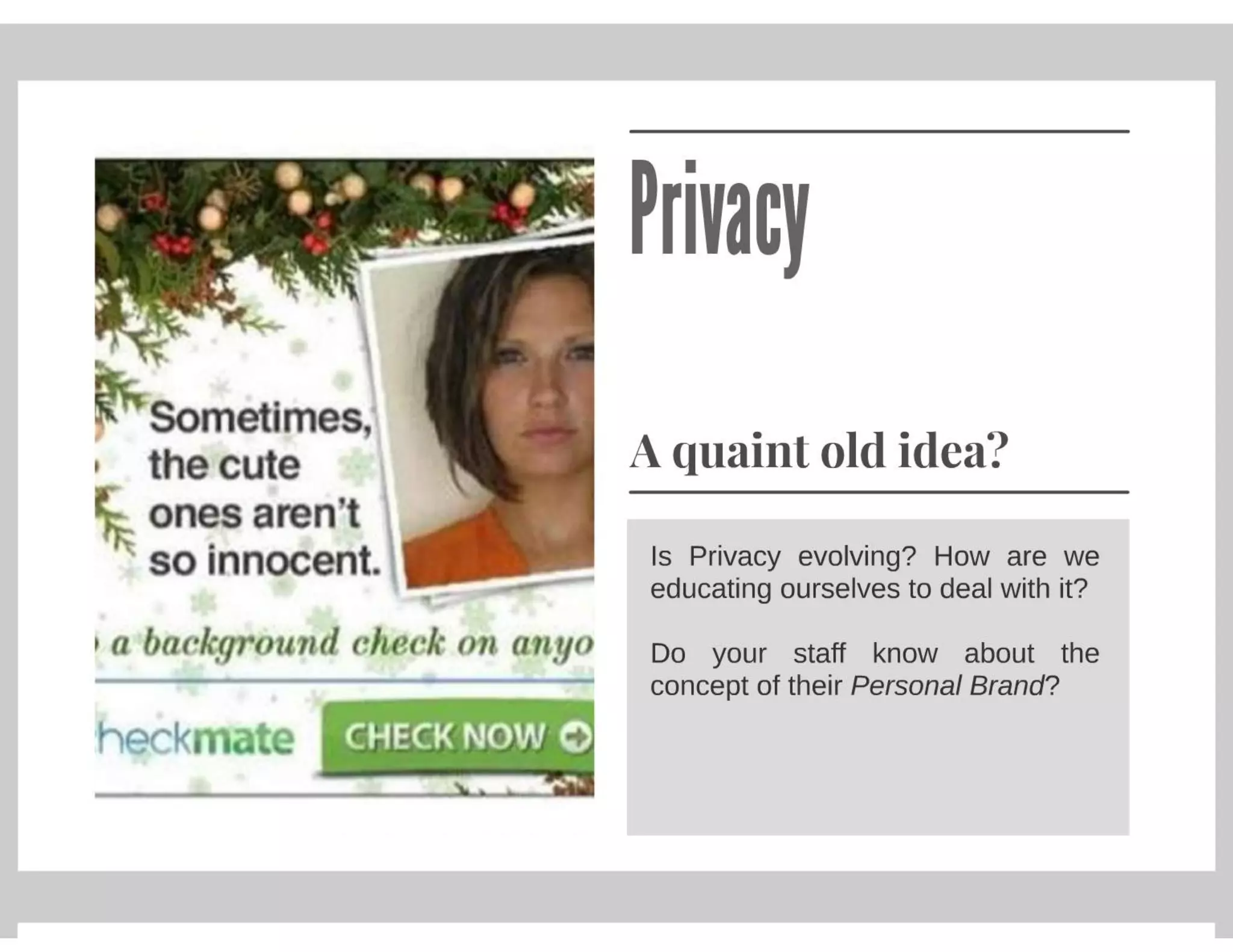 Social Media In the Workplace