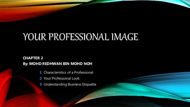 Your professional image