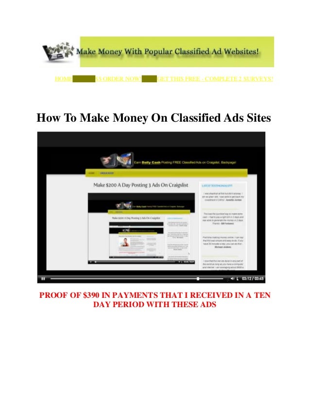 how to make free ads