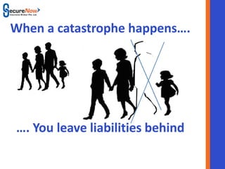 When a catastrophe happens….




…. You leave liabilities behind

            SecureNow
 