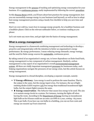 Your Quick Guide to Energy Management for Sustainability and Reduced ...
