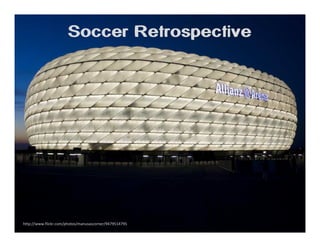 Soccer Retrospective

http://www.flickr.com/photos/manusascorner/9479514795

 
