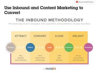 Use Inbound and Content Marketing to
Convert
 