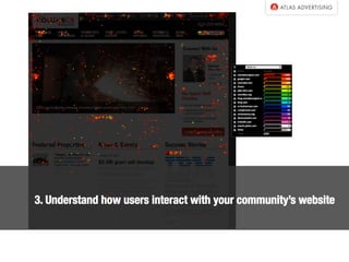 3. Understand how users interact with your community’s website 
 