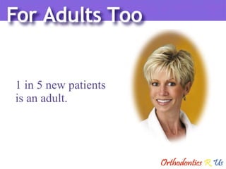 1 in 5 new patients  is an adult. 
