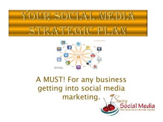 Your Social Media Strategic Plan A MUST! For any business getting into social media marketing. 