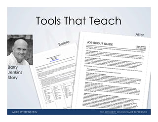 Tools That Teach
                              After

                   re
               Befo




Barry
Jenkins’
Story
 