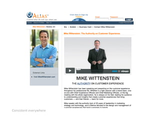 How To Monitor Yourself/Your Story




Consistent  everywhere
 