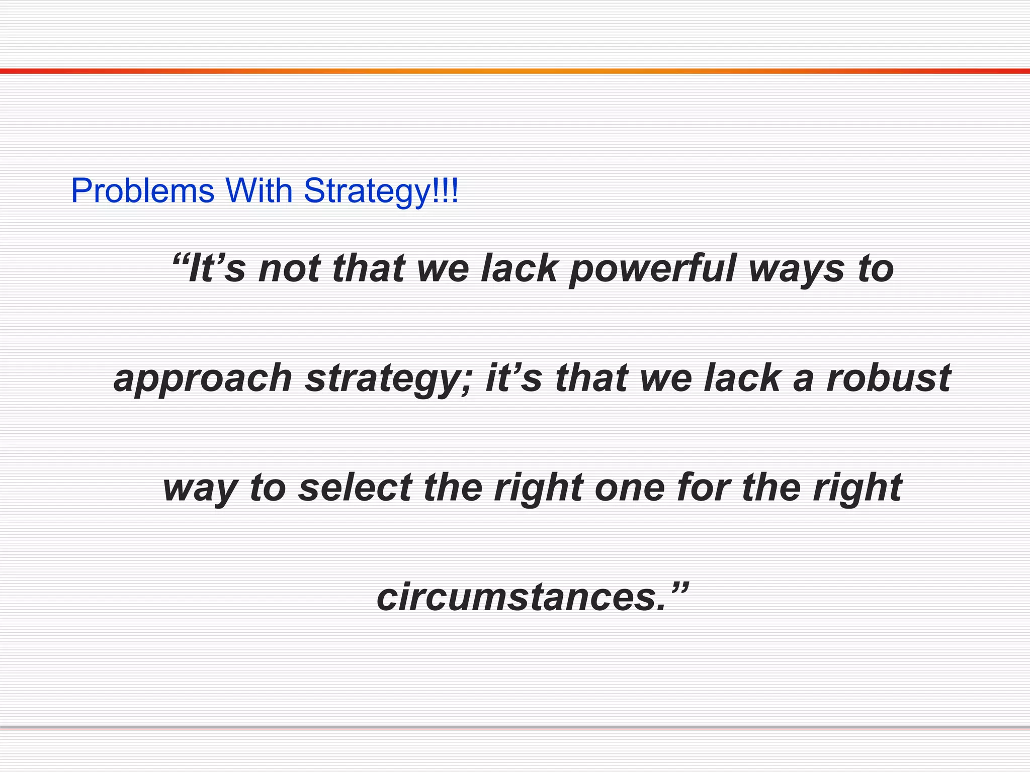 Your Strategy Needs A Strategy Pdf