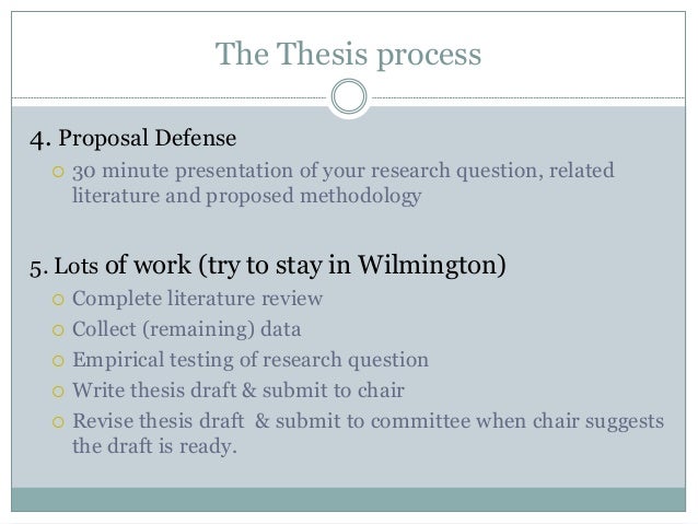 Thesis defense committee