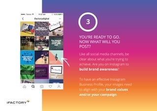Your three step guide to setting up an Instagram business profile | PDF
