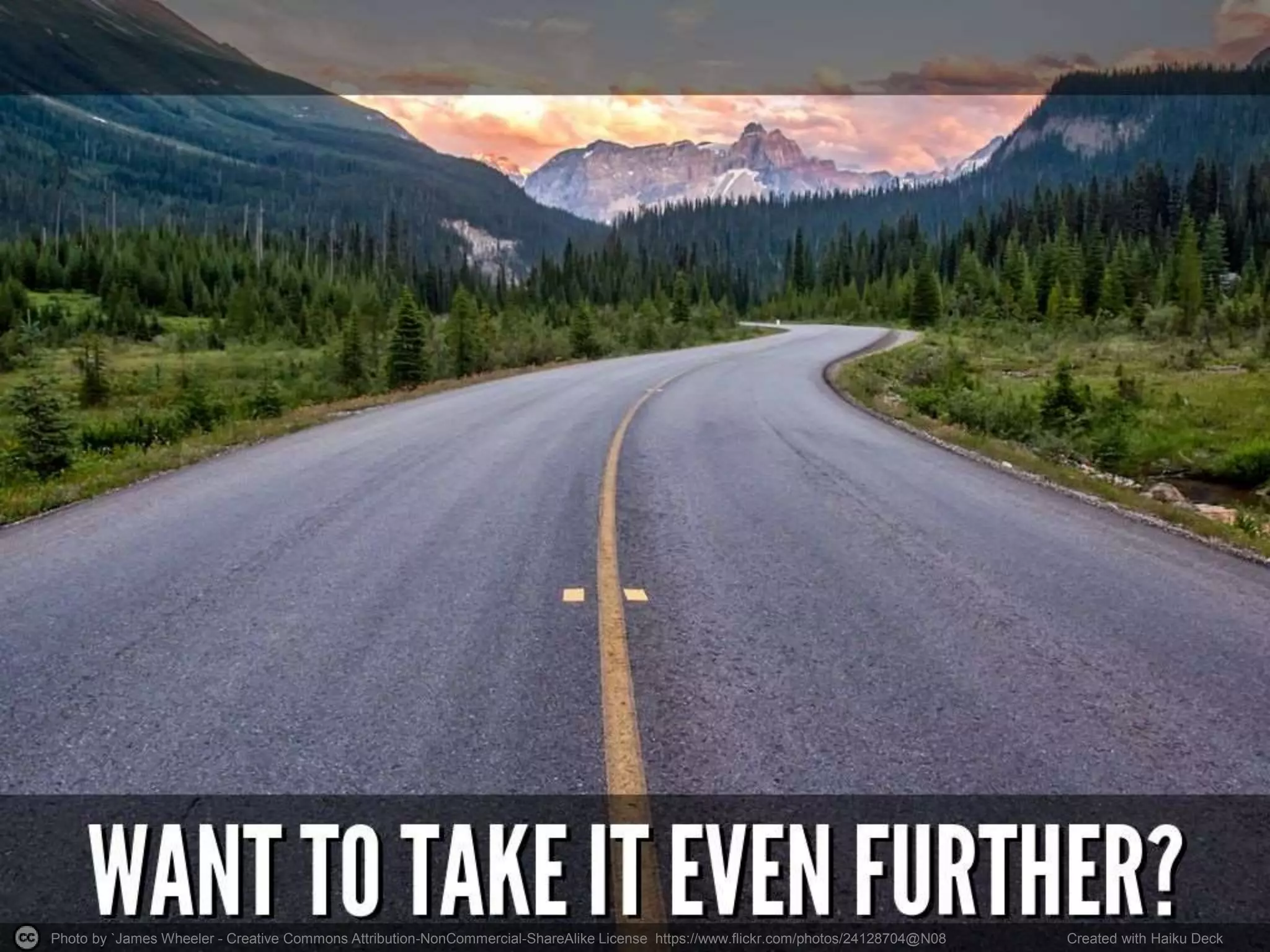 Photo by `James Wheeler - Creative Commons Attribution-NonCommercial-ShareAlike License https://www.flickr.com/photos/24128704@N08 Created with Haiku Deck
 