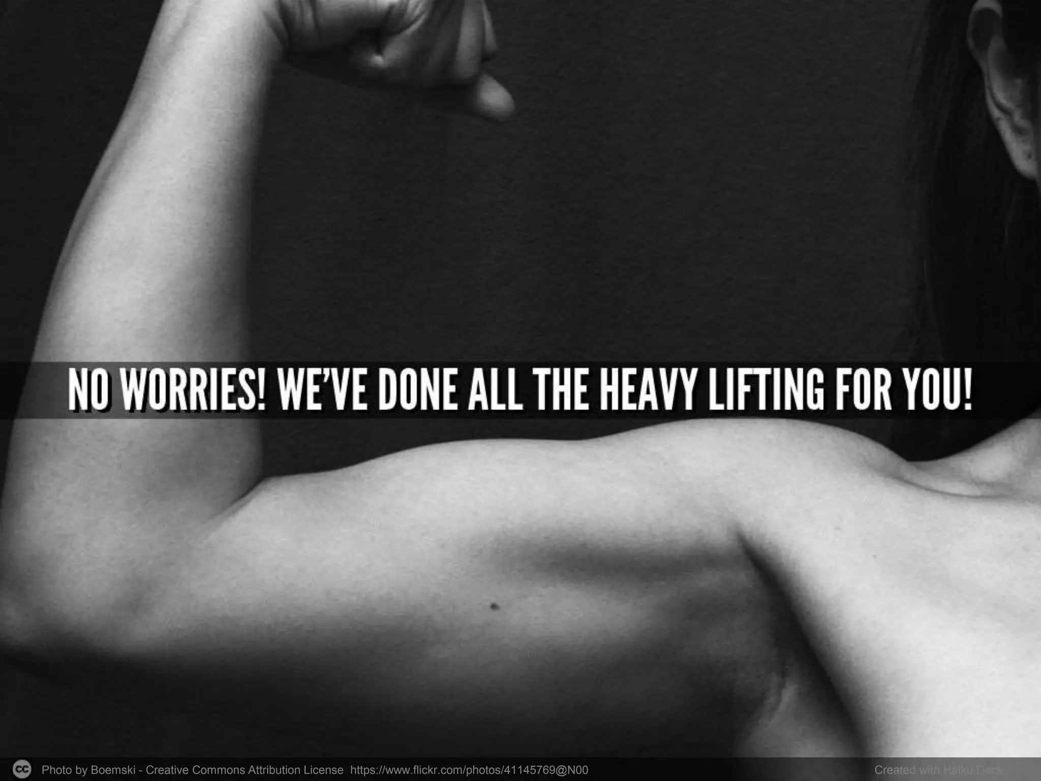 Photo by Boemski - Creative Commons Attribution License https://www.flickr.com/photos/41145769@N00 Created with Haiku Deck
 