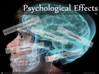 Photo by illuminaut - Creative Commons Attribution-NonCommercial-ShareAlike License https://www.flickr.com/photos/21611336@N00 Created with Haiku Deck
Psychological Effects[6]
 