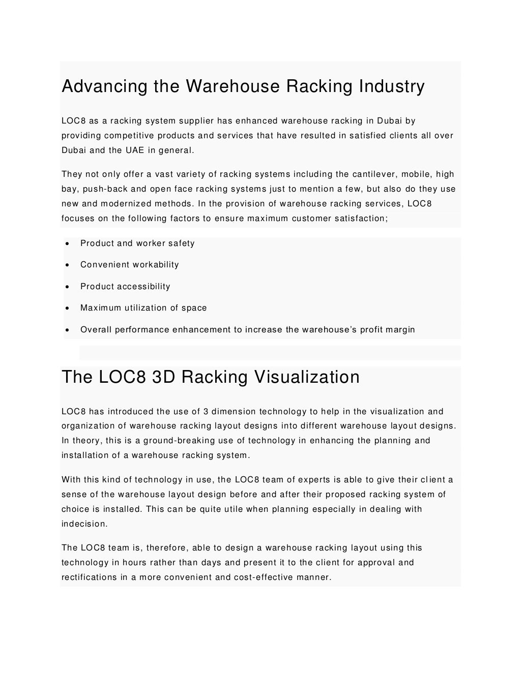 Your Ultimate Guide to Warehouse Racking System LOC8