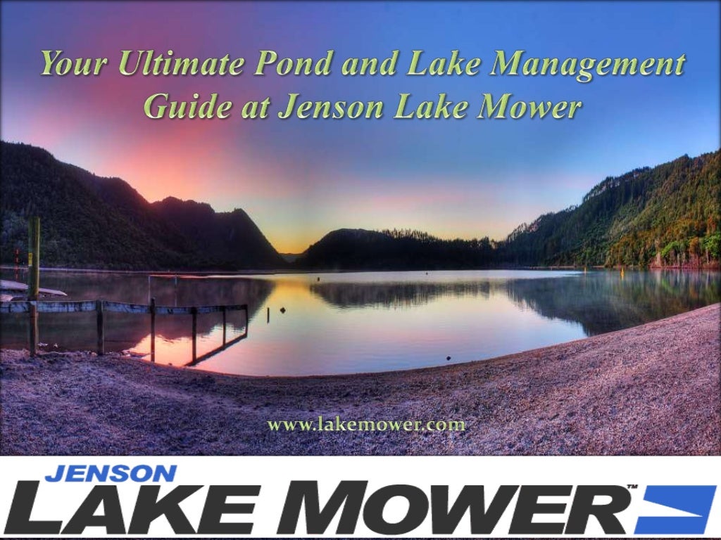 An Impressive Visual Presentation of Pond And Lake Management Guide