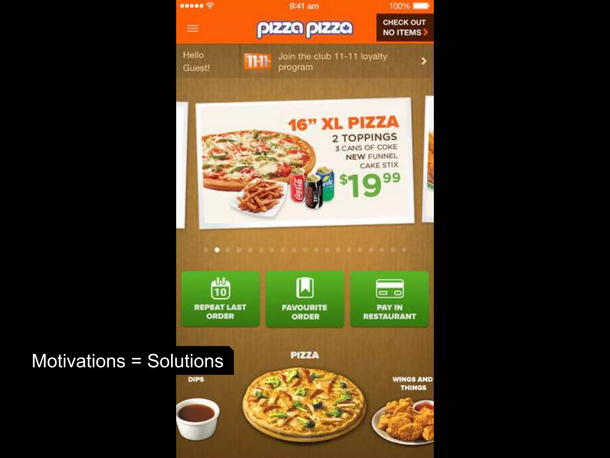 Motivations = Solutions
 