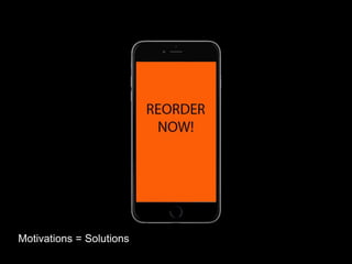 Motivations = Solutions
 