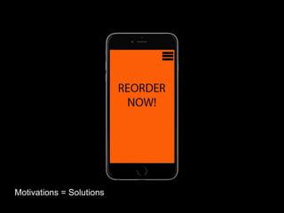 Motivations = Solutions
 