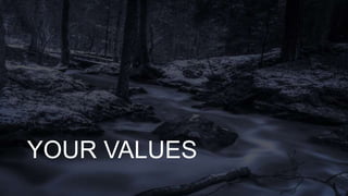 YOUR VALUES
 