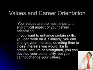 Your Values And Career | PPT