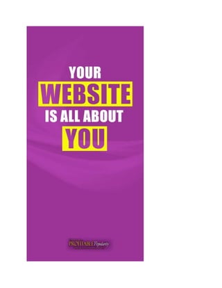 Your website is all about you 
